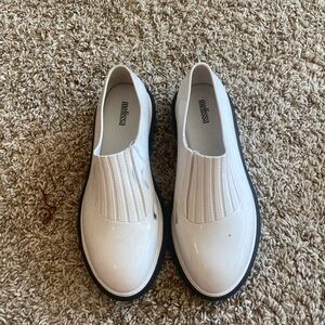 Melissa Women's White Slip-On Loafers